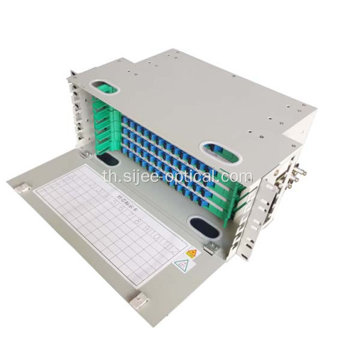 72 กรอบการจัดจำหน่ายใยแก้ว Rack Mount